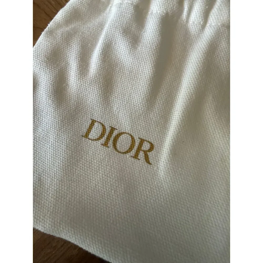 NWOT Dior Canvas Jewlery or Make-Up Bag 1 - Picture 2 of 4